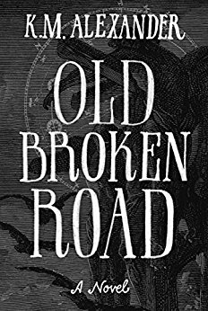 old broken road